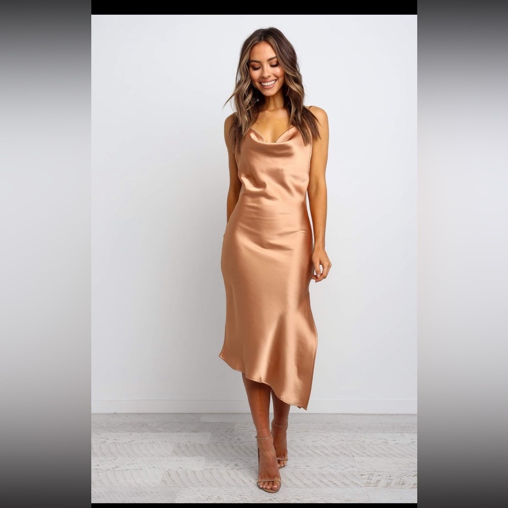Cyprus dress - color: gold